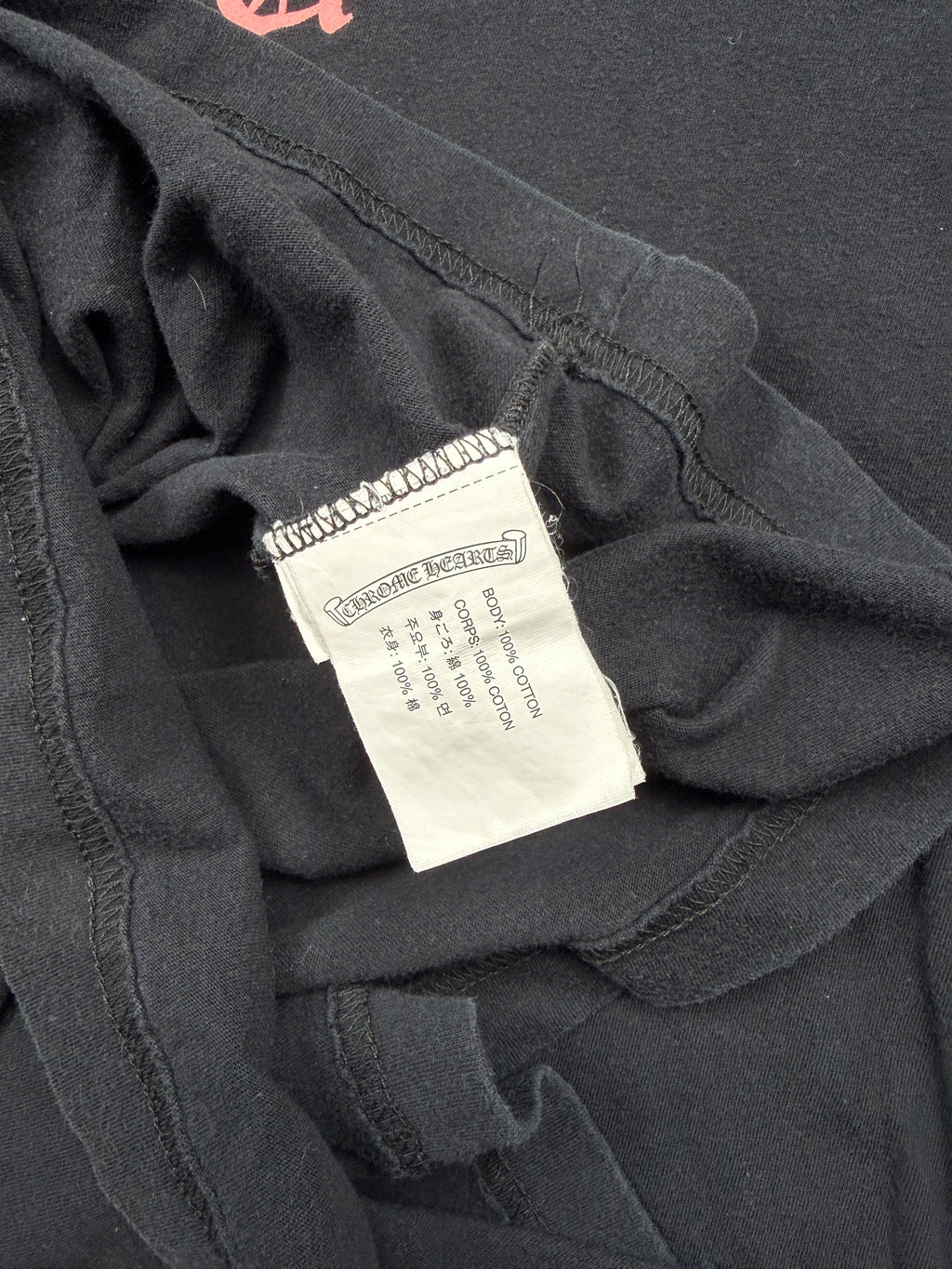 Chrome Hearts Hollywood F*CK YOU L/S Tee Black/Pink