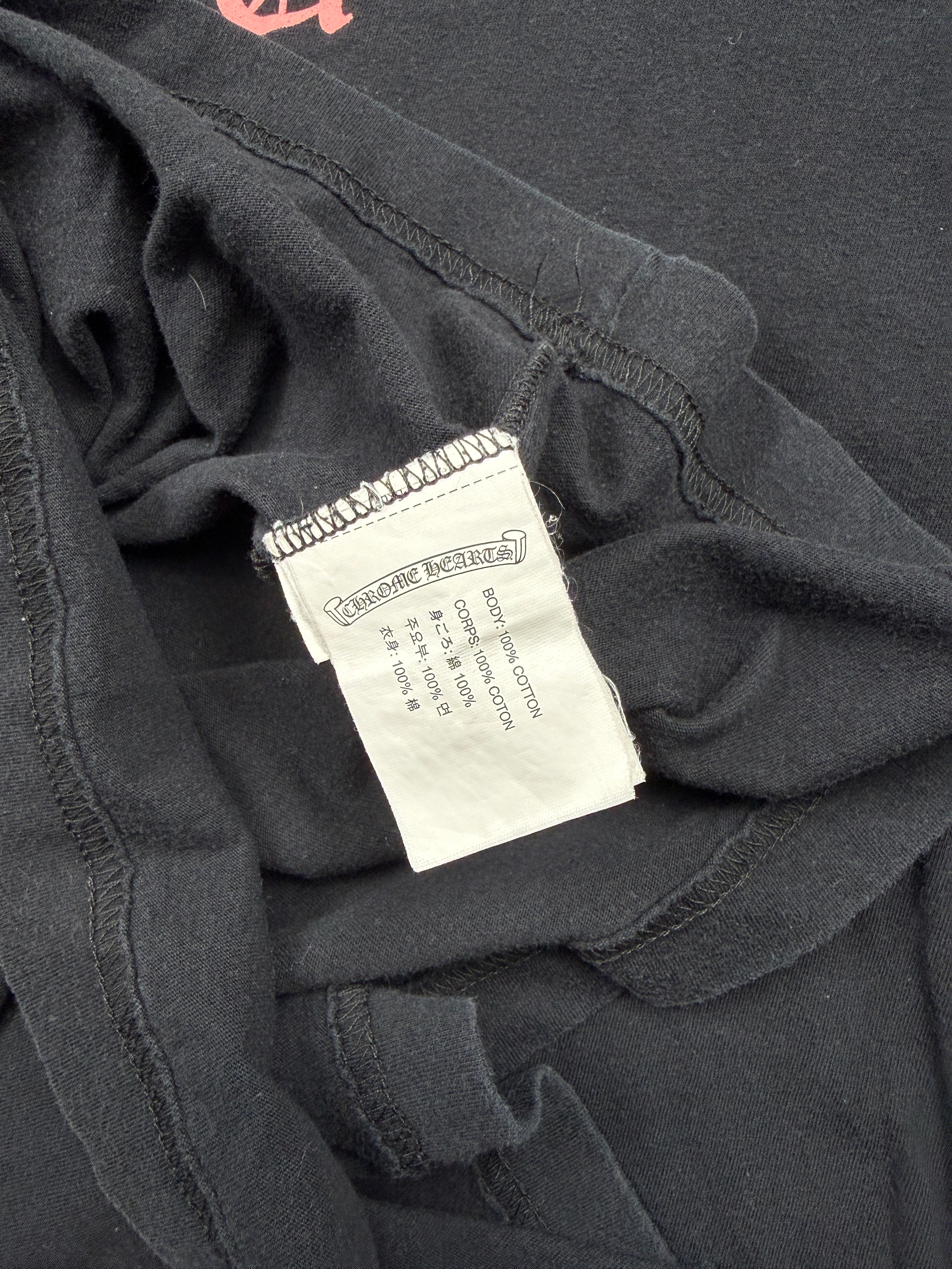 Chrome Hearts Hollywood F*CK YOU L/S Tee Black/Pink