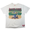 Vintage American League New York Yankees At Bat Tee Grey