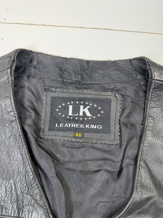 Vintage U.S Naval Aviation Leather Vest Black | Vitnage Clothing Store Canada