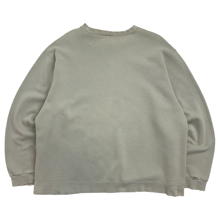 Vintage 1990's Nike Side Swoosh Sweatshirt Pistachio Green | Vitnage Clothing Store Canada