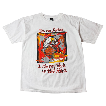 Vintage And1 Tee White