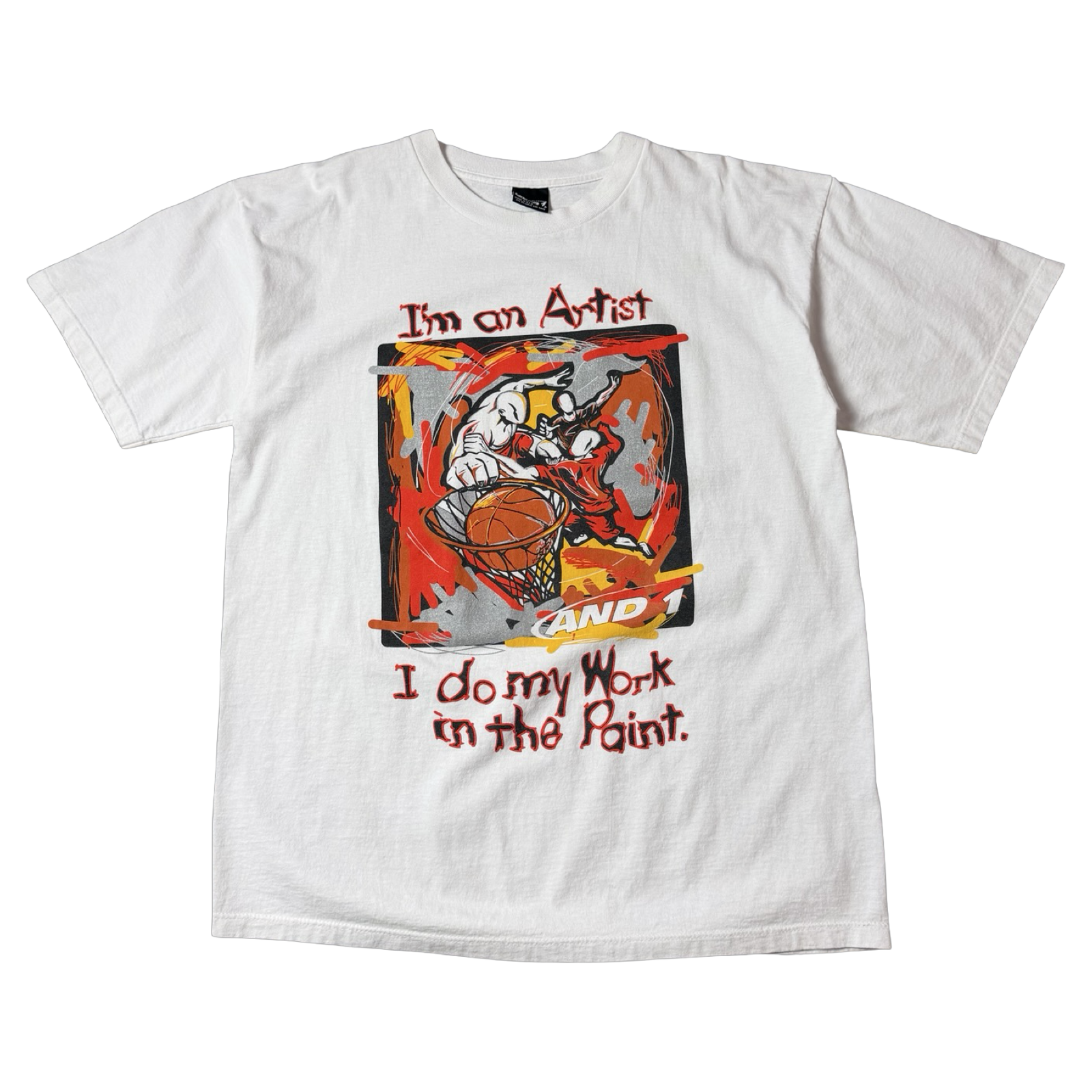 Vintage And1 Tee White