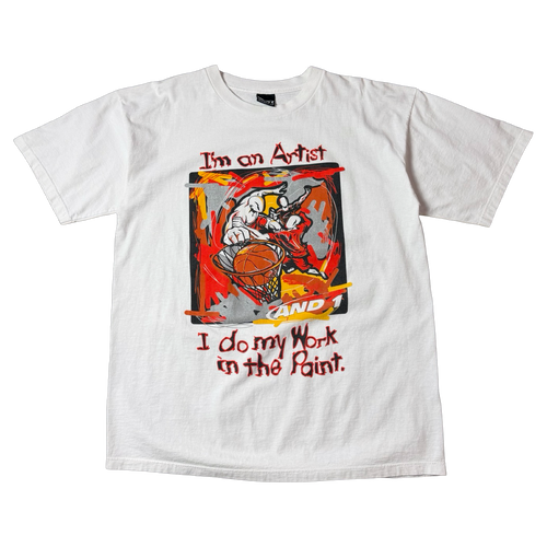 Vintage And1 Tee White | Vintage Clothing Store Canada
