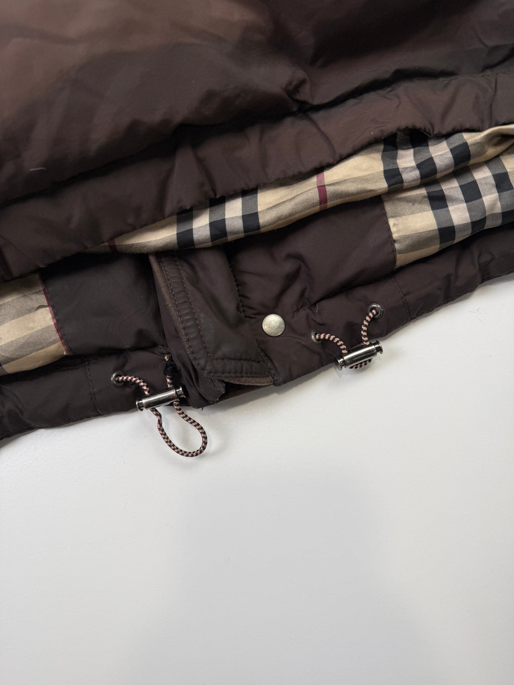 Burberry Puffer Coat Brown
