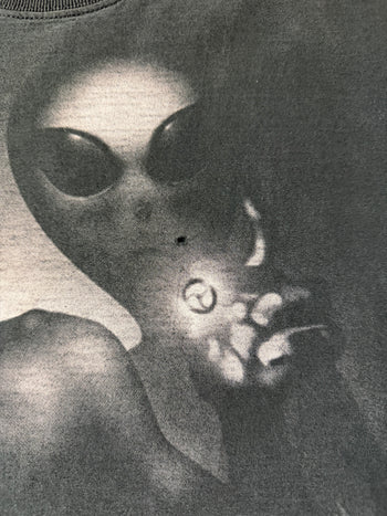 Vintage 90’s Liquid Blue Alien Tee Black