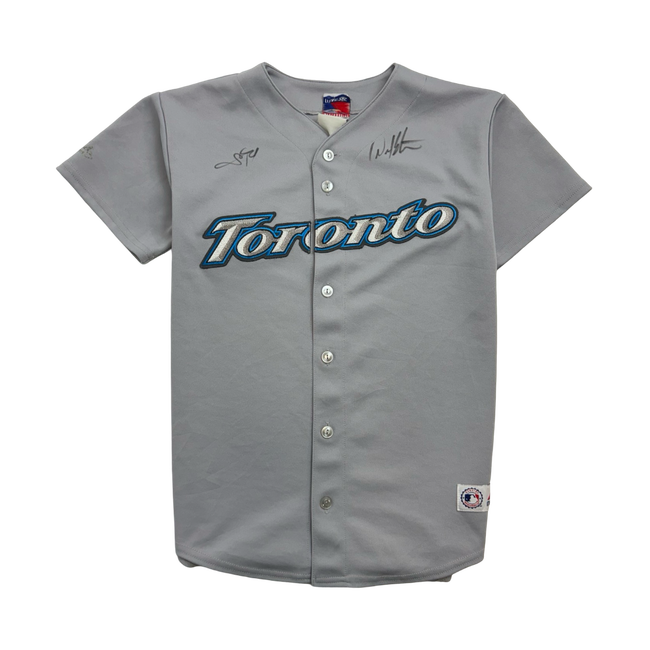 (S) Vintage MLB Toronto Blue Jays Jersey Grey