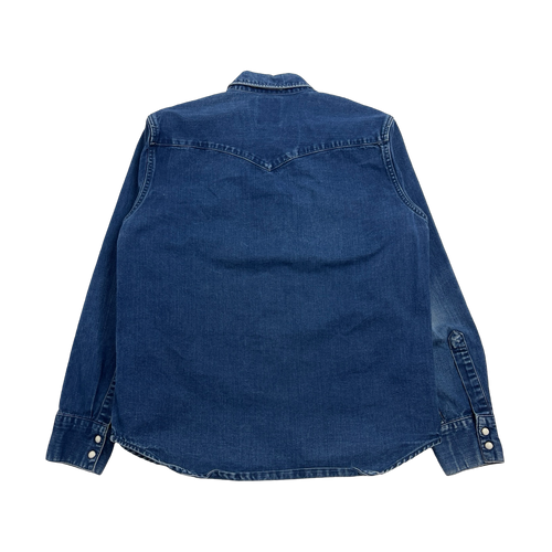 (M) Vintage Levis Dark Denim Button Up | Vintage Clothing Store Canada