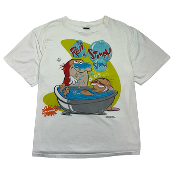 Vintage 1990’s Nickelodeon The Ren & Stimpy Show Tee White