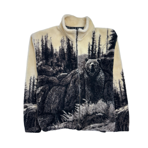 Vintage 90s Outback Nature Fleece Zip-Up | Vintage Clothing Store Canada