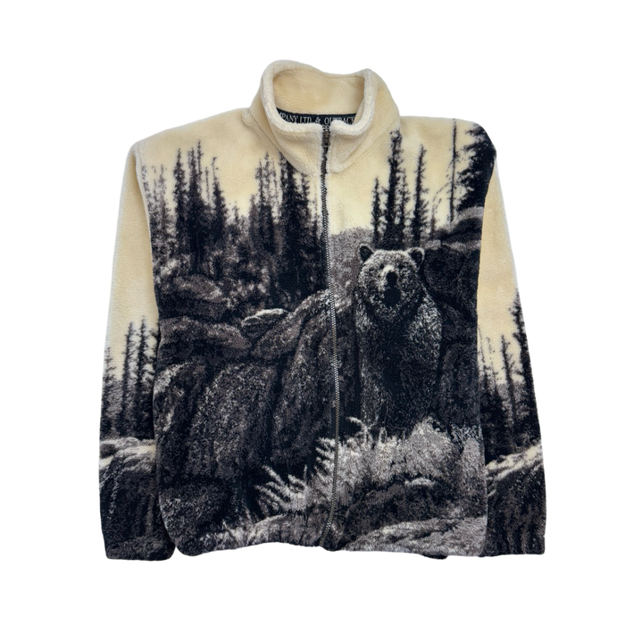 Vintage 90s Outback Nature Fleece Zip-Up | Vitnage Clothing Store Canada