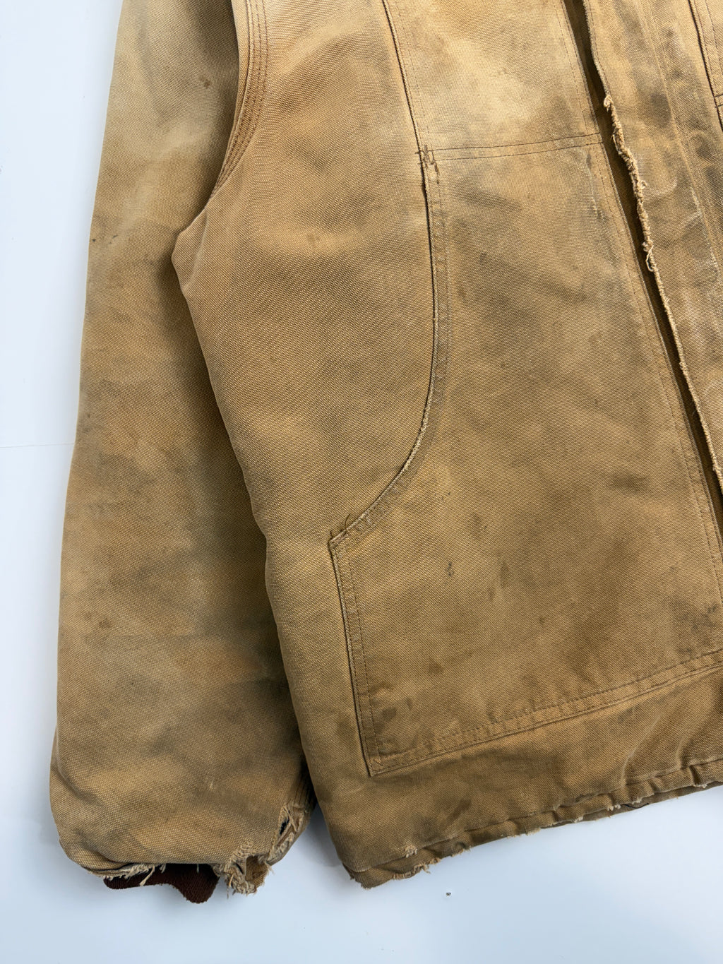 Vintage 90s Carhartt Arctic Work Jacket Tan