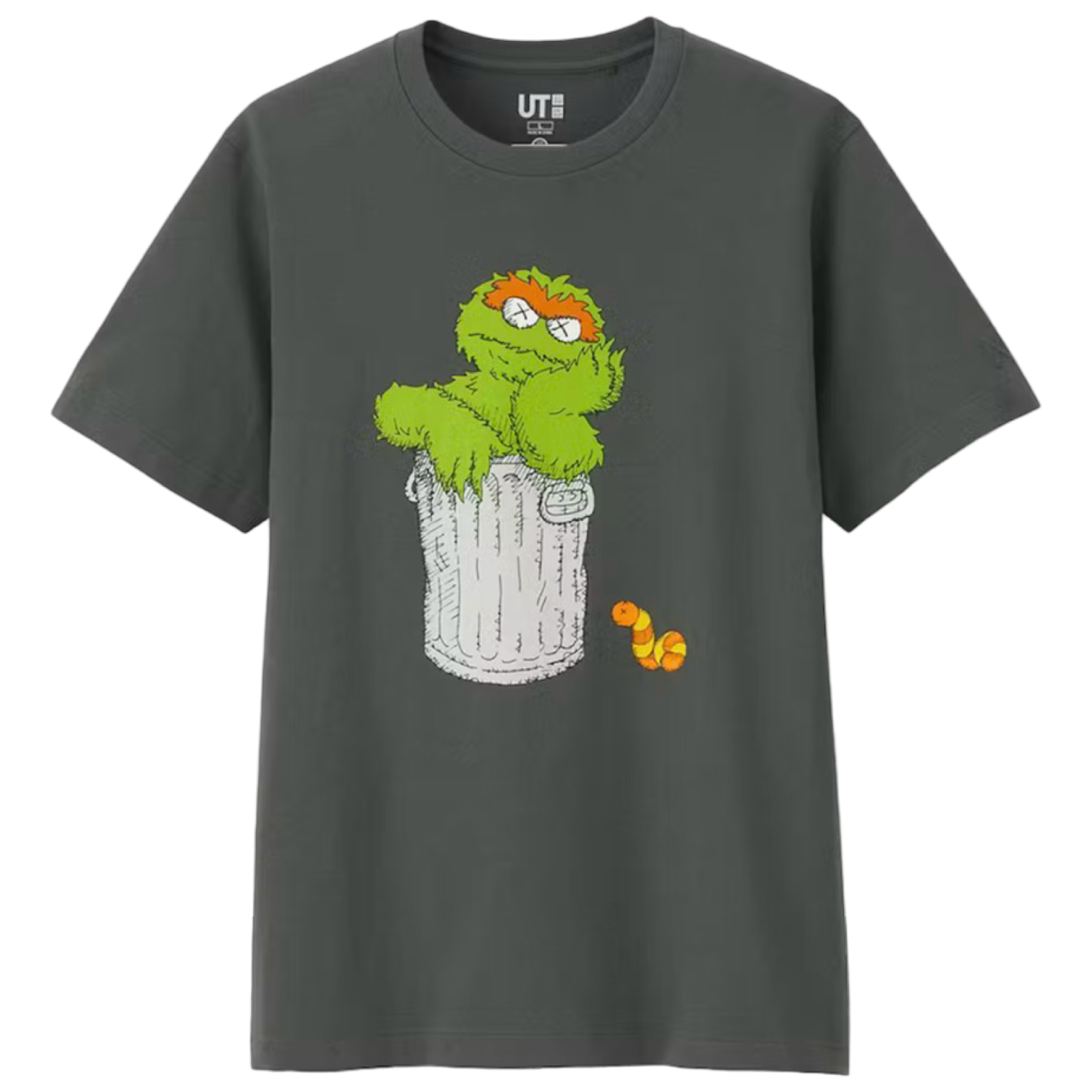 Kaws x Uniqlo Sesame Street Oscar the Grouch Tee