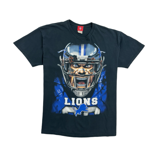 (XL) Vintage 2000s Detroit Lions Tee Black