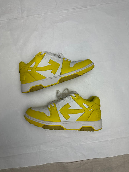 Off-White Out Of Office Yellow (USED) | Vintage Clothing Store Canada