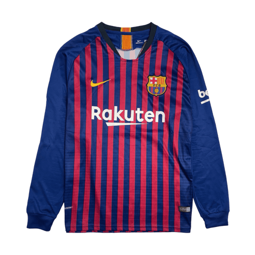 (L) Nike FC Barcelona L/S Jersey | Vintage Clothing Store Canada