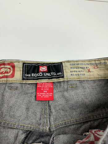 Vintage Y2k Ecko Unltd. Co. Carpenter Pants Faded Black