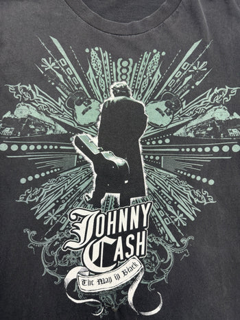 (M) Vintage '07 Johnny Cash Tee Black