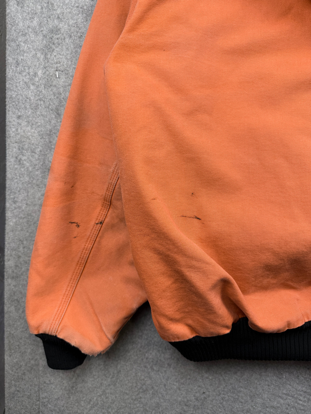 Vintage Carhartt Active Hooded Jacket Orange