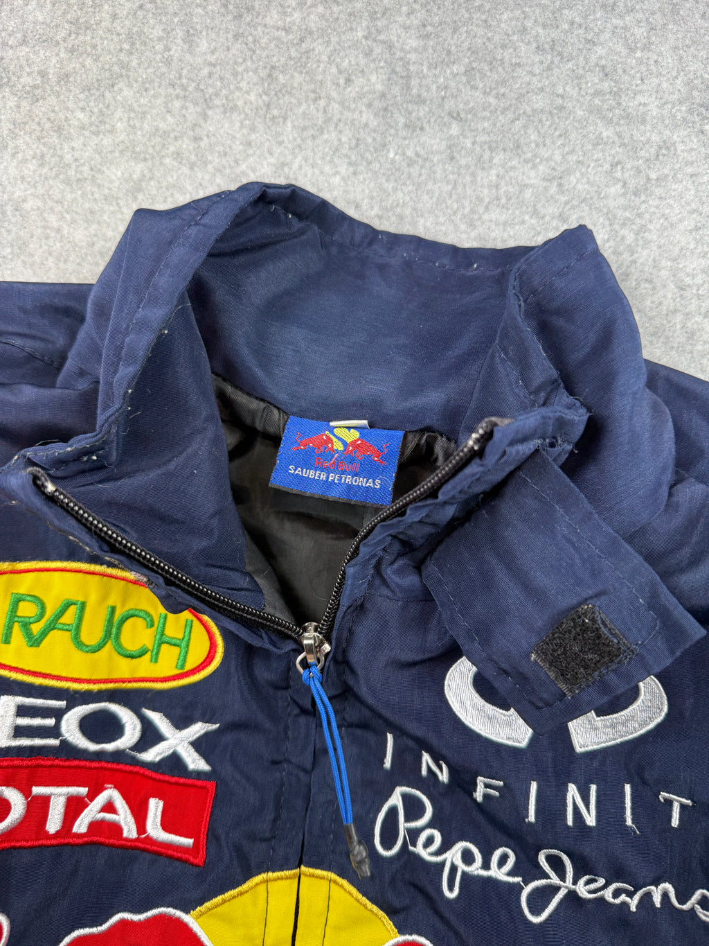 Vintage Red Bull Racing Jacket Navy
