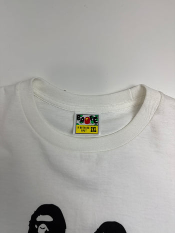 BAPE Logo Astronaut Tee White (USED)