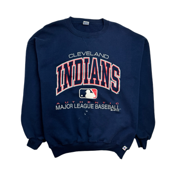 (XL) Vintage '96 Cleveland Indians Sweatshirt Navy