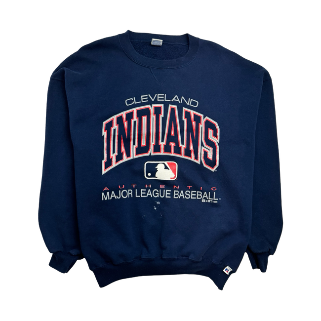 (XL) Vintage '96 Cleveland Indians Sweatshirt Navy