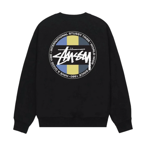 Stussy Classic Dot Sweatshirt Black | Vintage Clothing Store Canada