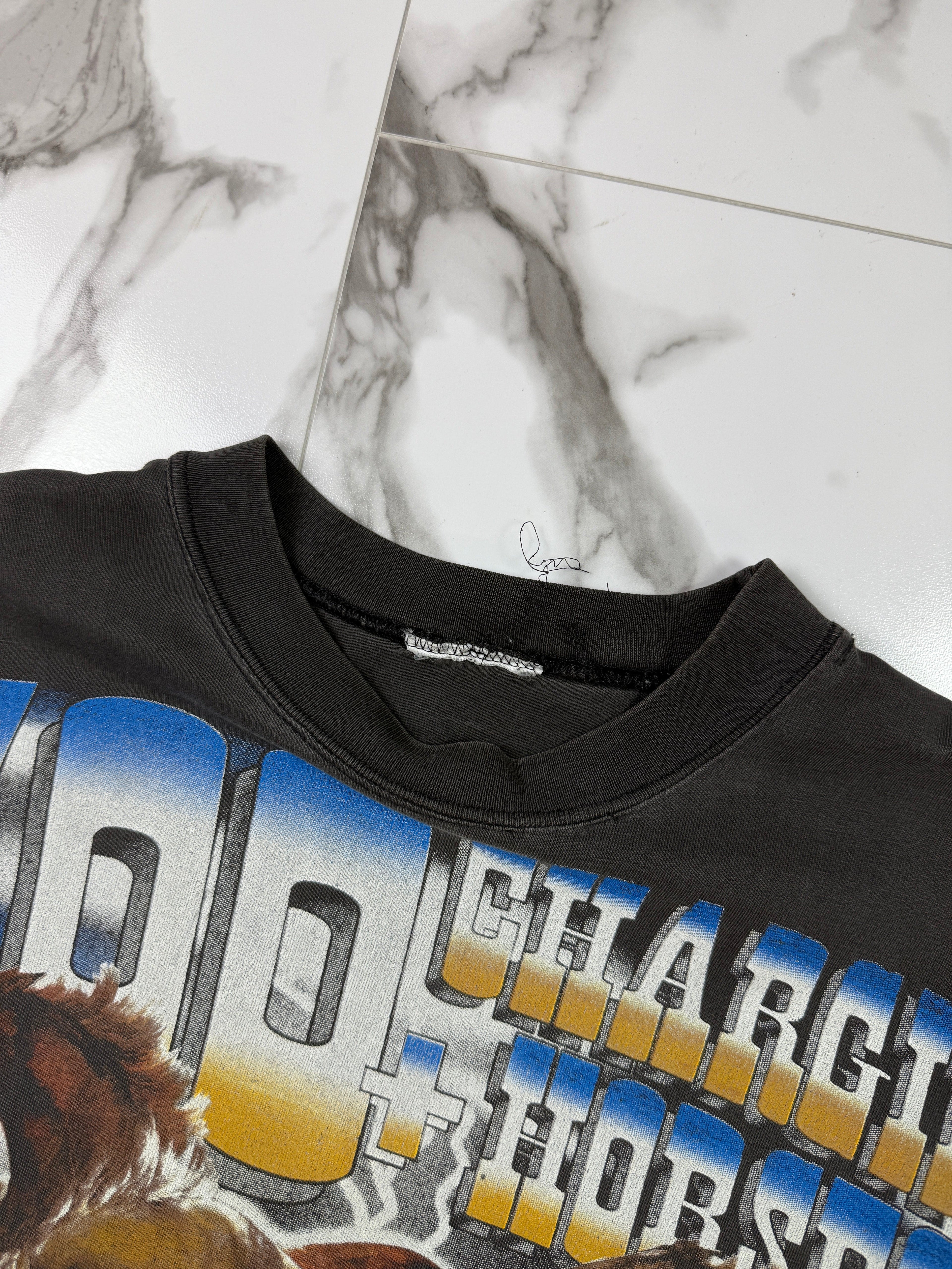 Vintage 1997 Nascar Dale Earnhardt AOP Tee Black