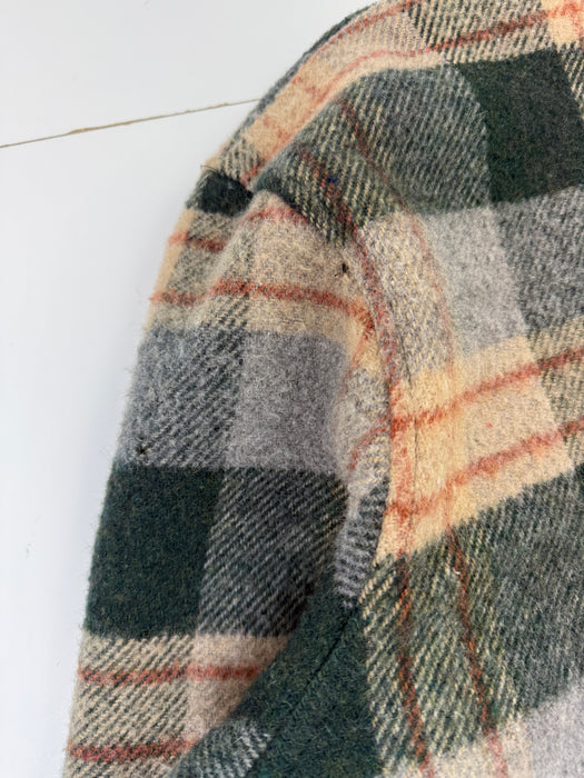 Vintage Labatt Copper Quilted Insulated Flannel | Vitnage Clothing Store Canada