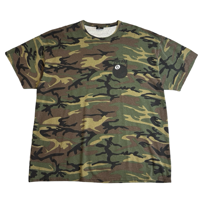Stussy 8 Ball Tee Camo (USED)