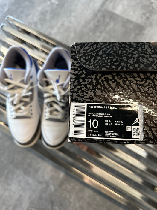 Air Jordan 3 Retro Racer Blue (USED) | Vitnage Clothing Store Canada