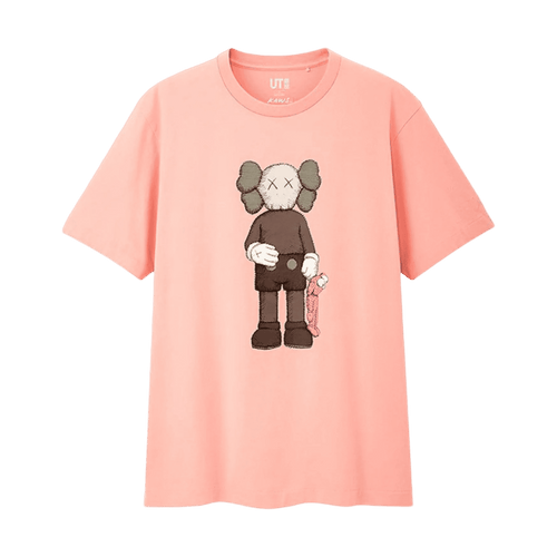 Kaws x Uniqlo Companion Tee Pink | Vintage Clothing Store Canada