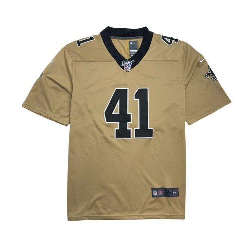 Nike NFL New Orleans Saints Alvin Kamara Jersey Light Brown | Vintage Clothing Store Canada