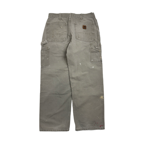 Vintage Carhartt Carpenter Pants Beige | Vintage Clothing Store Canada