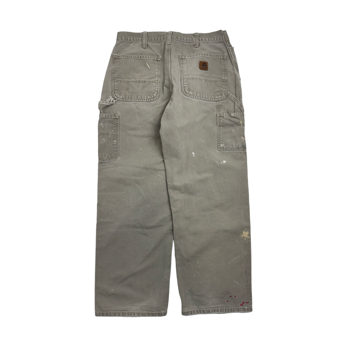 Vintage Carhartt Carpenter Pants Beige | Vitnage Clothing Store Canada