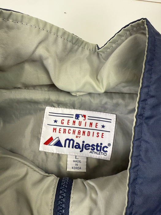 Vintage New York Yankees Spell Out Windbreaker | Vitnage Clothing Store Canada