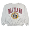 Vintage Maryland Sweatshirt White