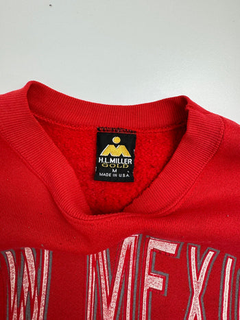 (M) Vintage New Mexico Lobos Sweatshirt Red