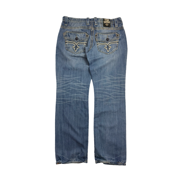 Vintage Y2k Rock Revival Denim Pants | Vitnage Clothing Store Canada