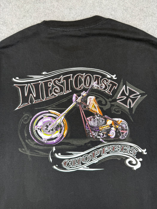 Vintage West Coast Choppers Bike Tee Black | Vitnage Clothing Store Canada