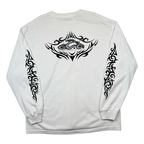Vintage Orange County Choppers Tribal Sleeve L/S Tee White | Vintage Clothing Store Canada