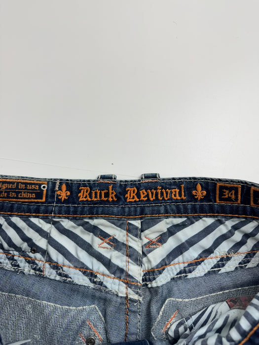 Vintage Y2k Rock Revival Denim Pants | Vitnage Clothing Store Canada