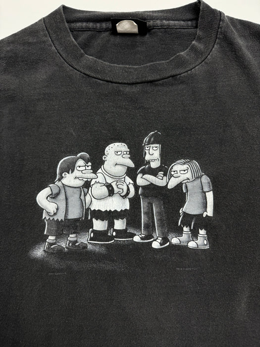 (L) Vintage 90s Simpson The Bullies Tee Black | Vitnage Clothing Store Canada