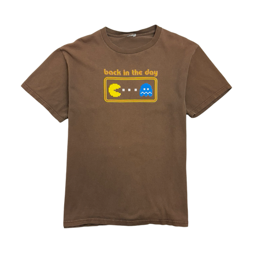 (M) Vintage Pac-Man Tee Brown | Vintage Clothing Store Canada