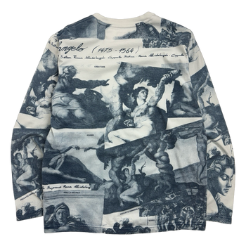 Supreme Michelangelo L/S Top Navy (USED)