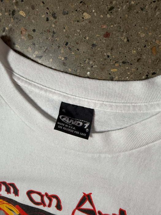 Vintage And1 Tee White | Vitnage Clothing Store Canada