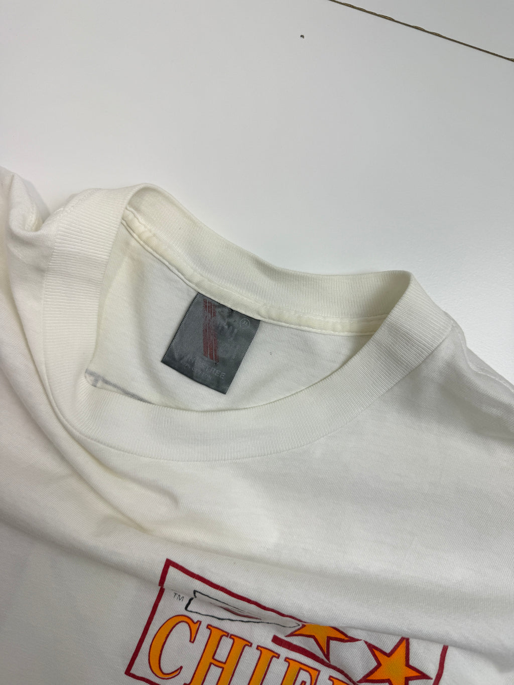 Vintage Kansas City Chiefs Logo 7 Tee White