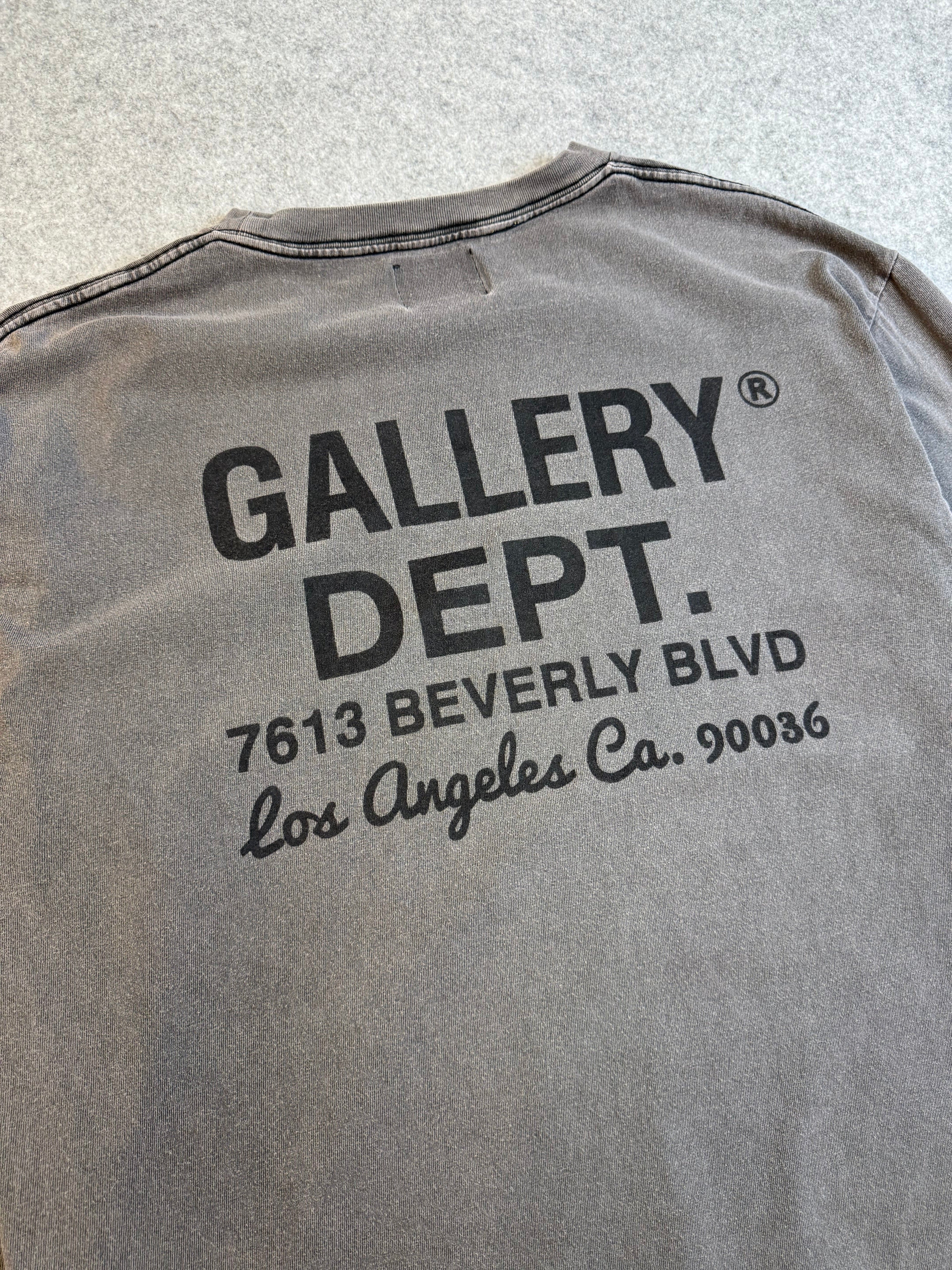 Gallery Dept Address L/S Tee Dark Grey (USED)