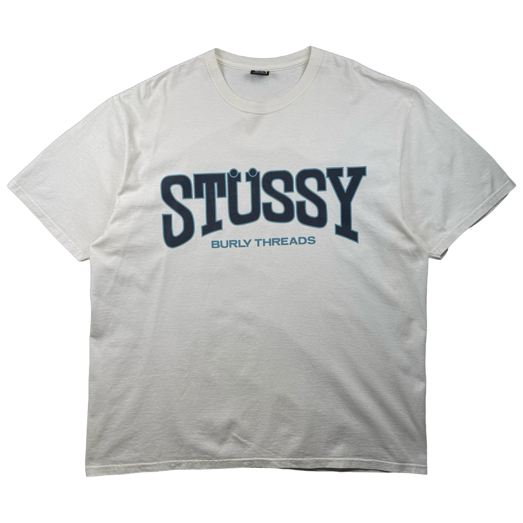 Stussy Burly Threads Pigment Dyed Tee Natural (USED)